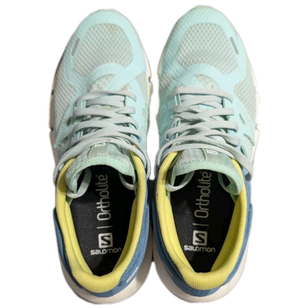 Salomon Predict 2 Running Shoes Womens 7.5 Blue Green Road Running‎ Sneakers - Picture 8 of 10